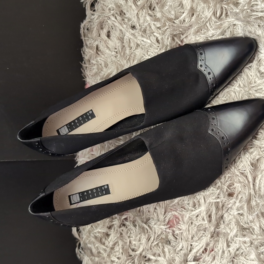 New with tag Carole Little black high heels size 8